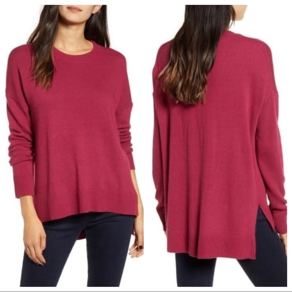 Chelsea 28 High/Low Crewneck Sweater